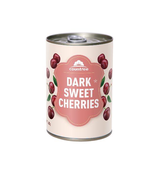 Canned dark sweet cherries 15oz
