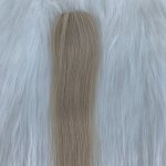 Mono topper with pu human reamy hair 2*1