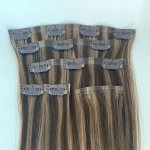 Clip In Hair Extensions Piano Color Straight Hair