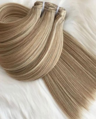 Machine Weft Luxurious Hair Mixed Color 