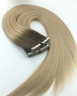 Ombre Color Tape In Hair Extensions Straight Hair Remy Hair 