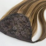 Piano Color Straight Hair Ponytail