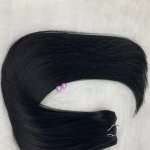 100% human hair machine weft