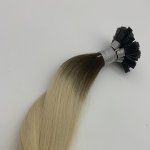 Regular100% remy flat tip cuticle intact double drawn