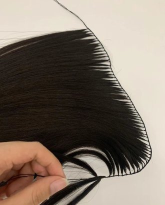 human hair feather hair
