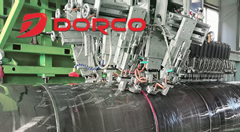 DORCO ultrasonic automatic flaw detection equipment provides quality assurance for spiral welded pipes!