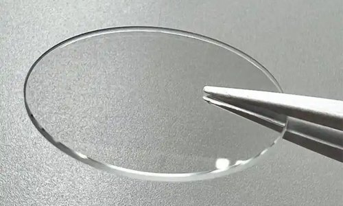 Vidrios de reloj cristalinos de cristal de la bóveda del zafiro vendedor caliente en existencia para el reloj