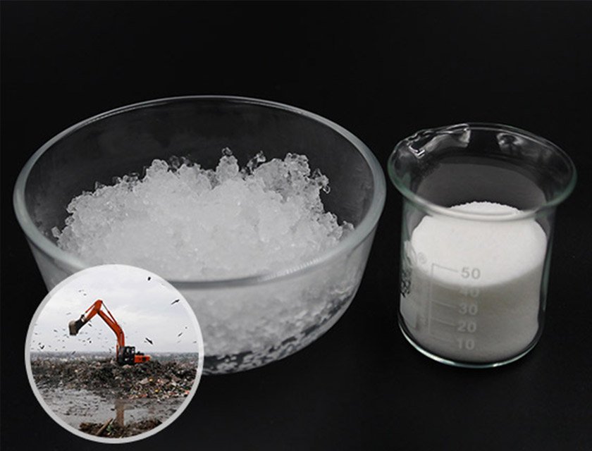 Polímero de solidificación de lodos