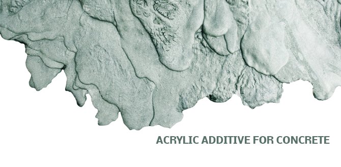 Aditivo acrílico para hormigón