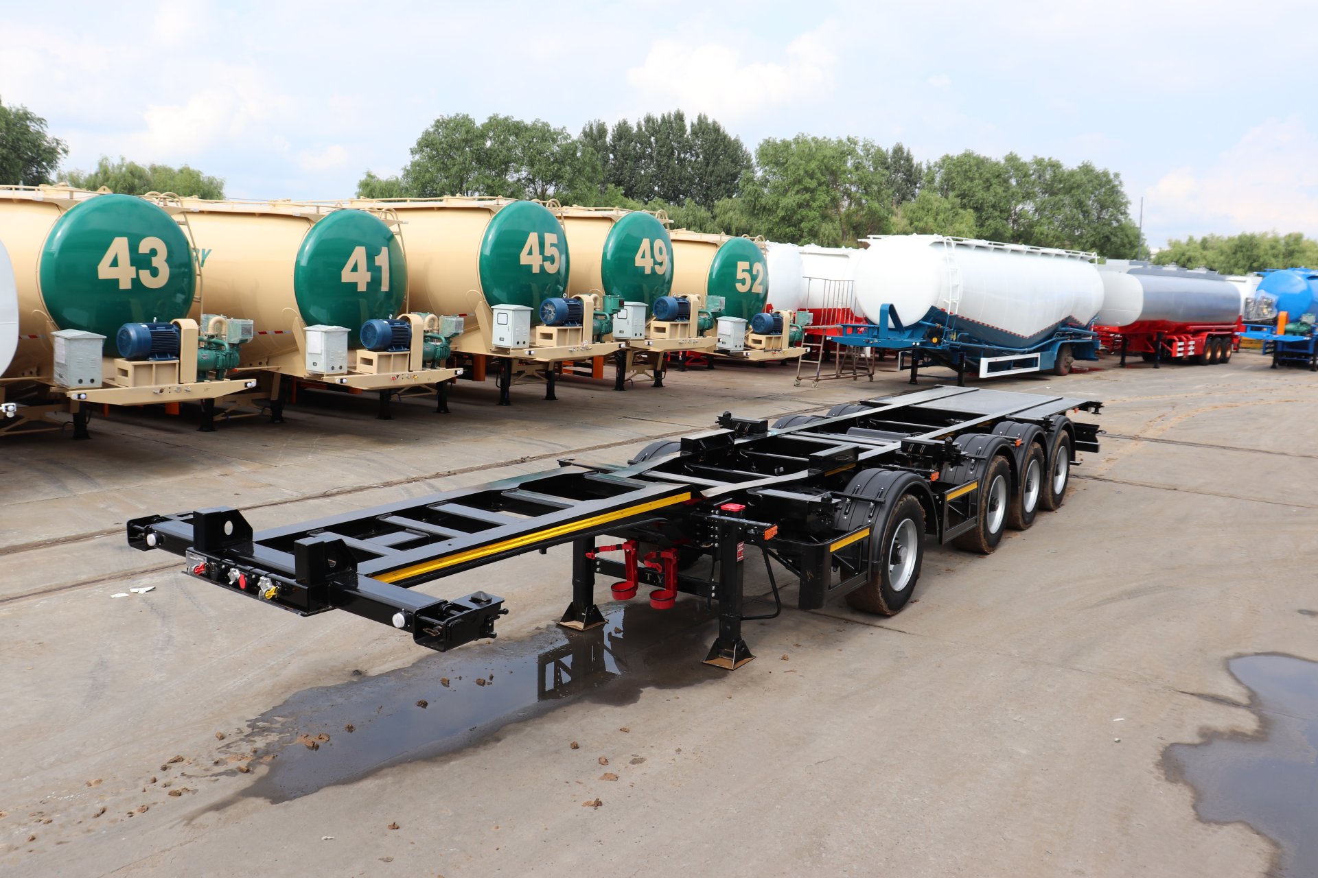 Skeleton Type Container Semi Trailer Skeleton Type Container Semi Trailer