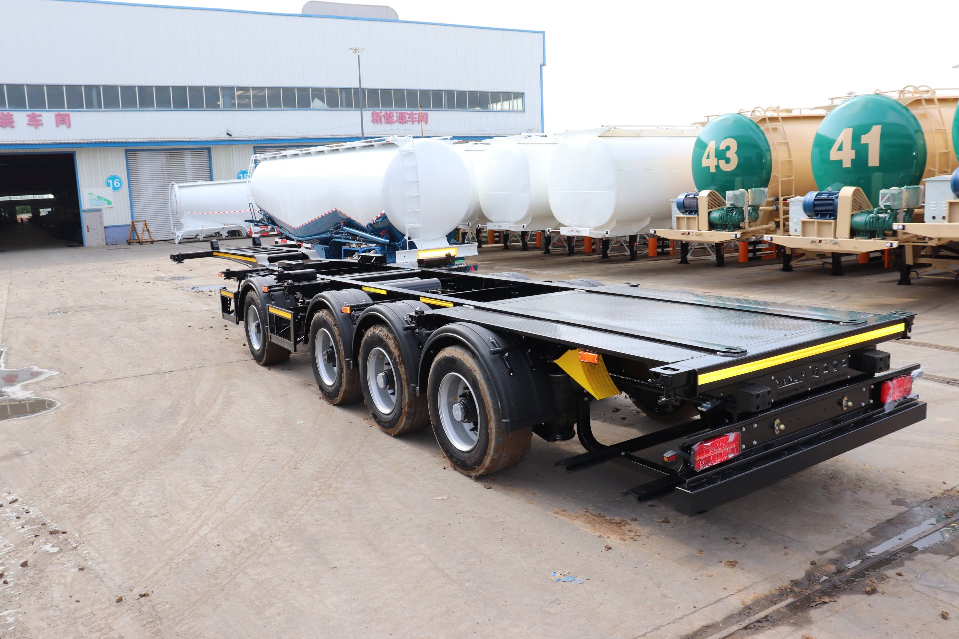 Skeleton Type Container Semi Trailer Skeleton Type Container Semi Trailer