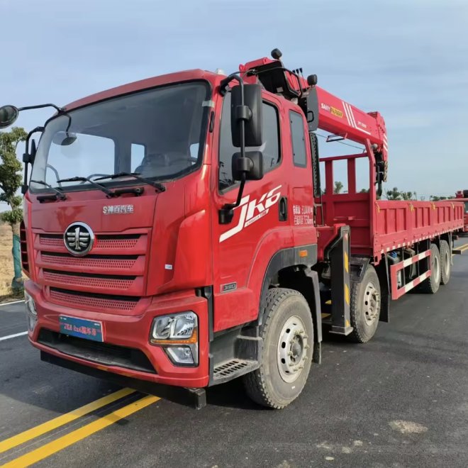 FAW JK6 Mounted Crane Truck