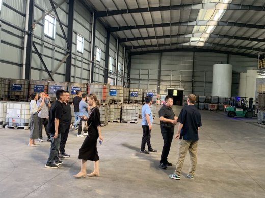Customers visit the factory