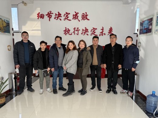 Customers visit the factory
