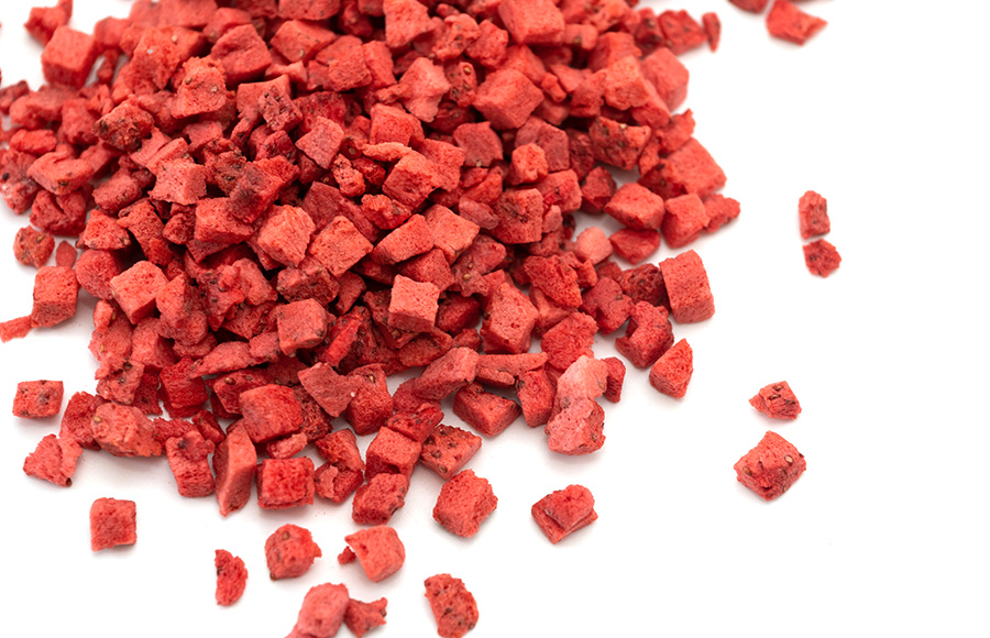 merrytime Freeze Dried Strawberry Dice Manufacturer and Supplier_