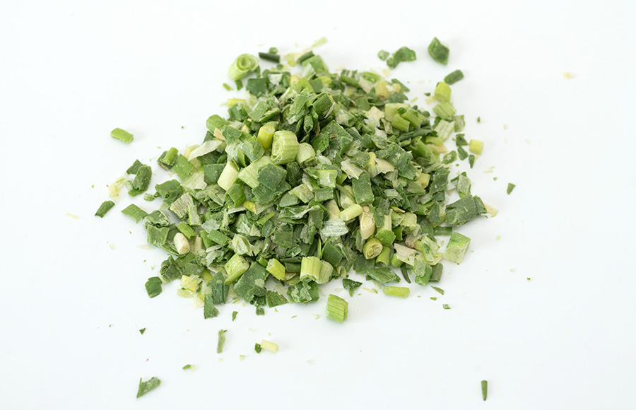 IQF Freeze-dried green onion cut new season