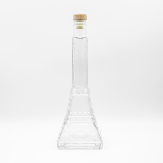 500ml Clear Empty Tower Shape Glass Bottle