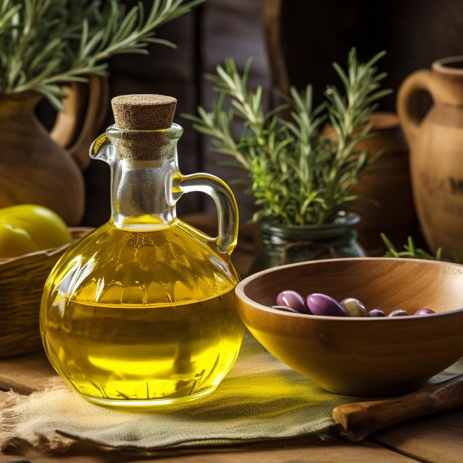 Olive Oil Glass Bottle