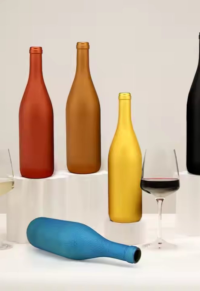 COLORED BOTTLES