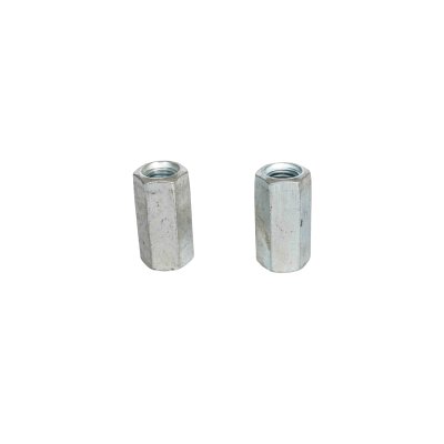 Hexagon long nut - zinc plated