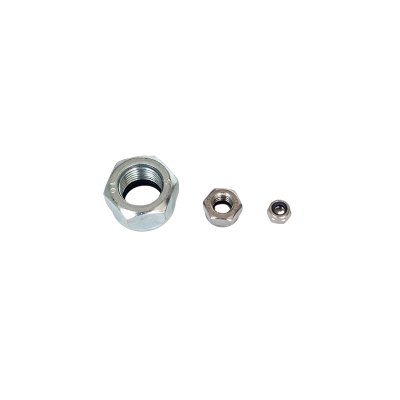 Hexagon nylon lock nut - zinc plated