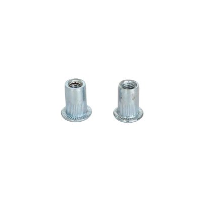 Flat Head Riveted Nuts - zinc plated