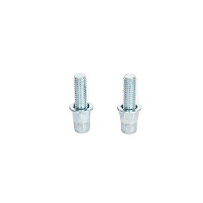 Flat head outer hexagonal rivet bolt - zinc plated