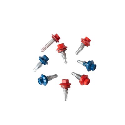 Hexagonal flange drilling tail nail - painting