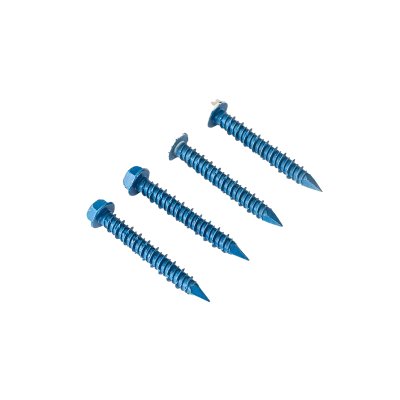 Slotted hexagonal flange self tapping screw