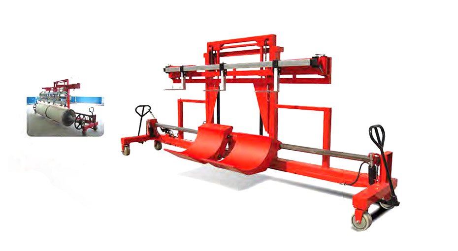 Hydraulic Double Warp Beam Bucket Type Palim Frame Upper Shaft Vehicle TDC-1500D