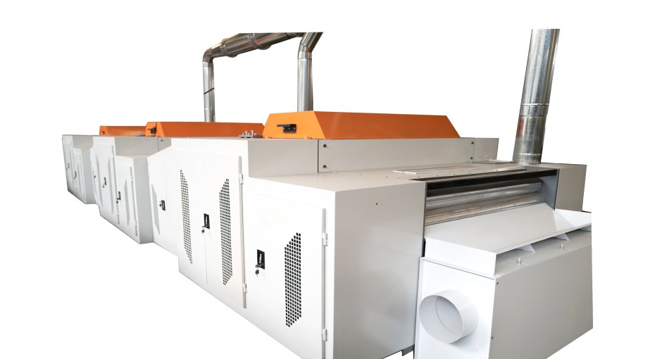 Function of TD 600+600 textile waste recycling machine (two rollers)