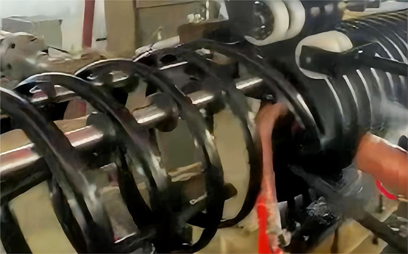 HDPE steel belt winding pipe production line