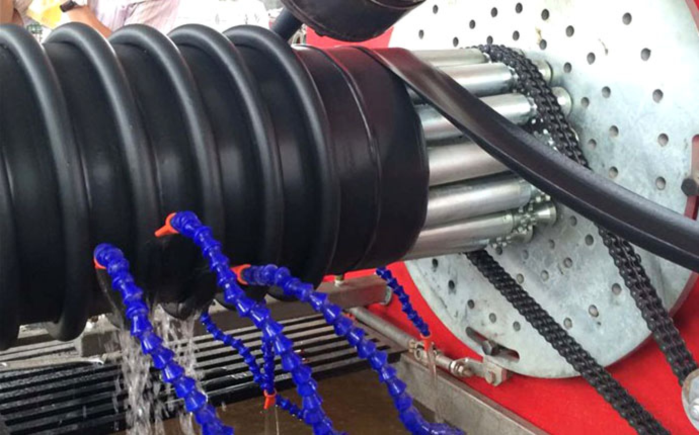 Double-Wall corrugated pipe production line