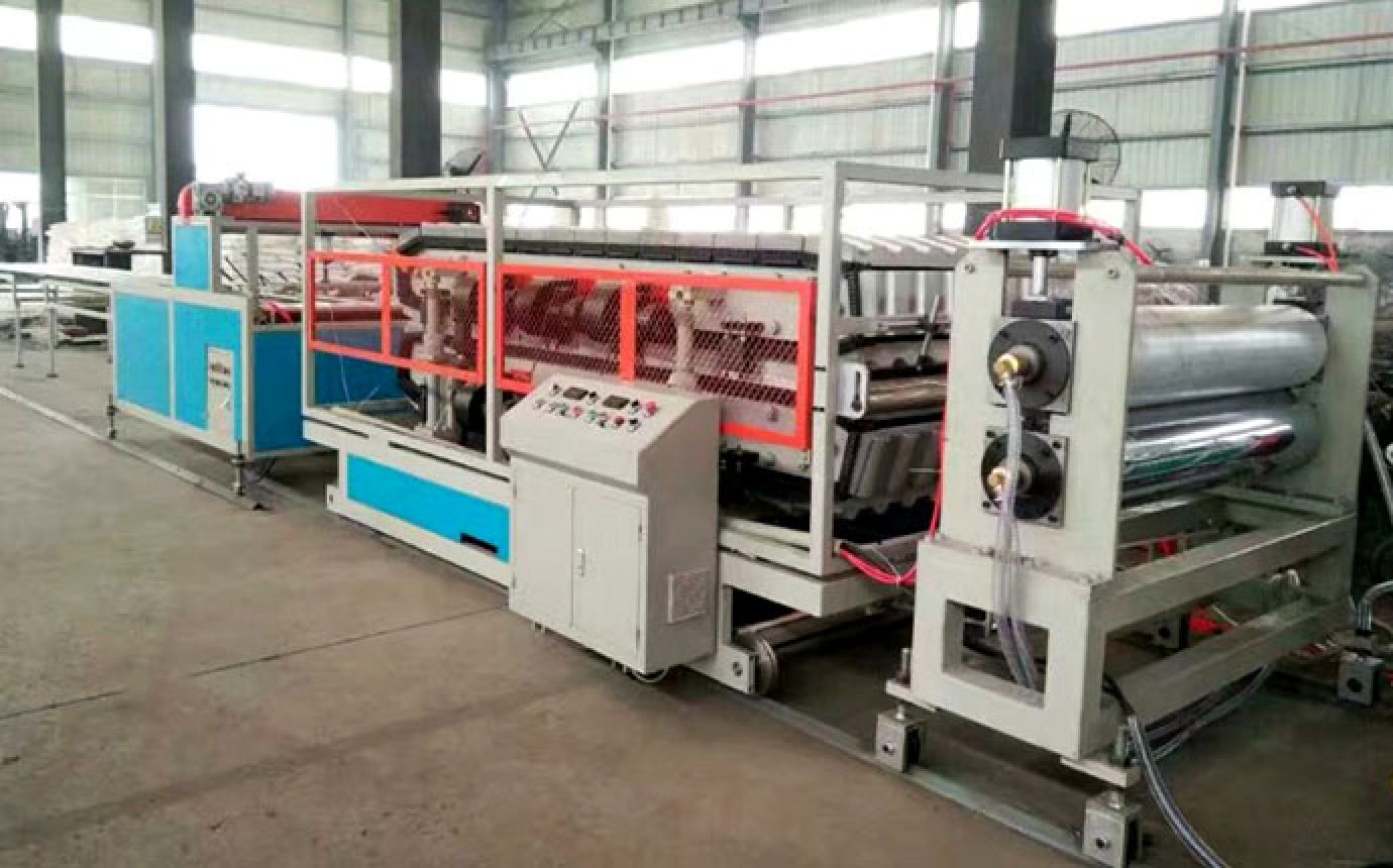 PVC resin tile production line