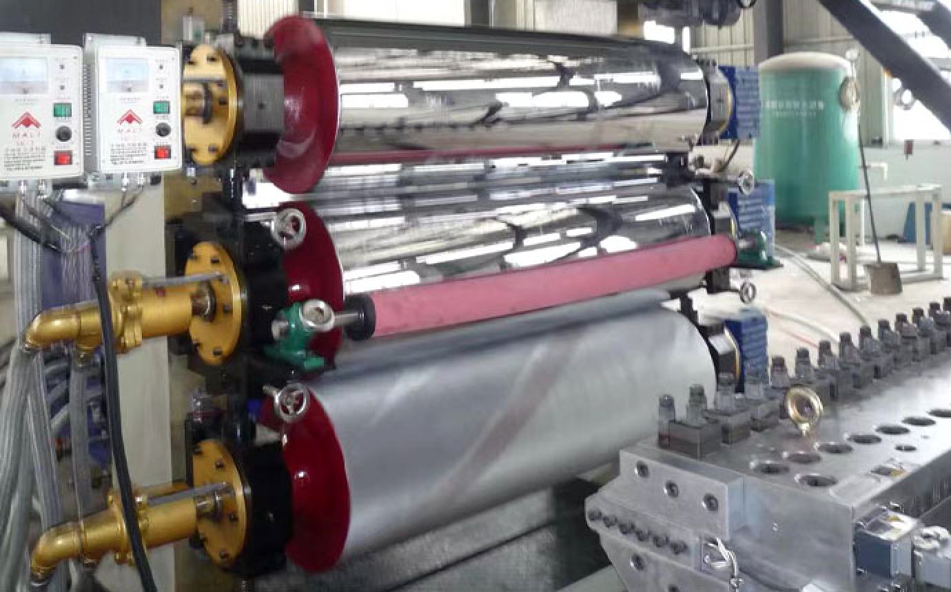 PVC floor leather production line