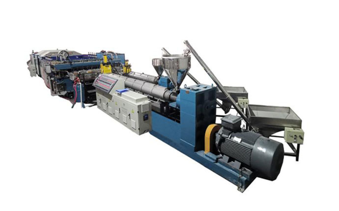 Calcium plastic cardboard production line
