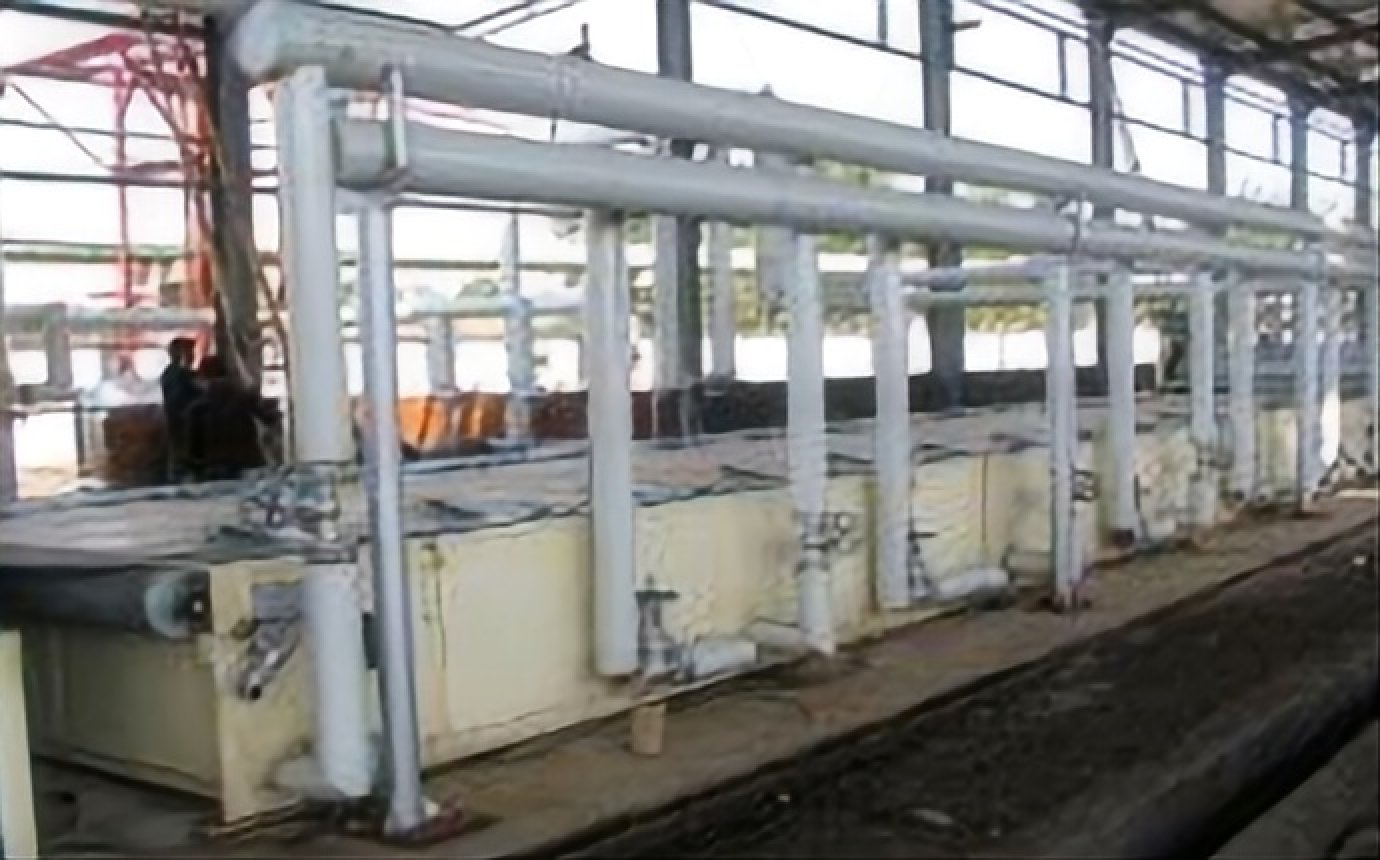 Geogrid production line