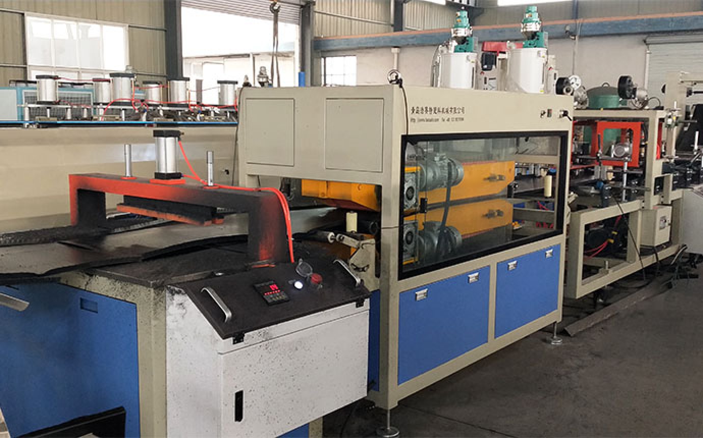 Automotive subwing sheet production line