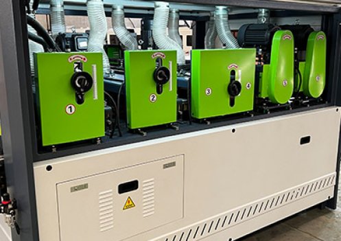 Wood Brush Sanding Machine