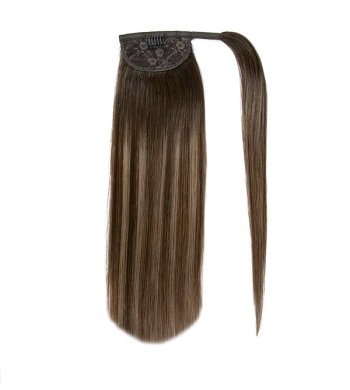 Ponytail Darkbrown Caramel