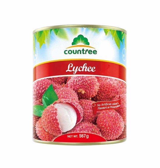 Canned lychee whole 567g