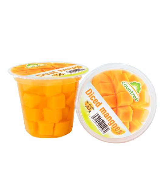 Mango dices in fruit cups 8OZ