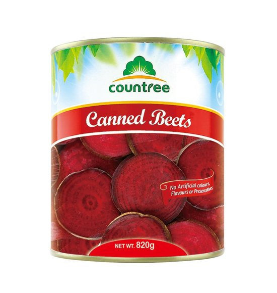 Canned beetroot slice large