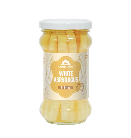 Canned white asparagus spears 212ml