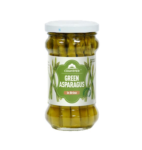 Canned green asparagus spears 212ml 