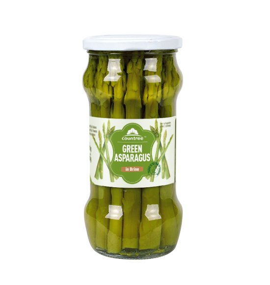 Canned green asparagus spears 580ml  