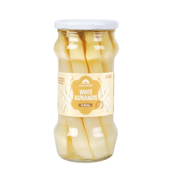 Canned white asparagus spears 580ml 