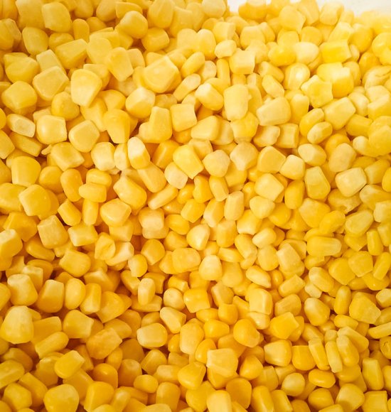 Frozen corn bulk package