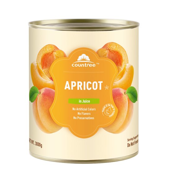 Canned Apricot Halves 3000g