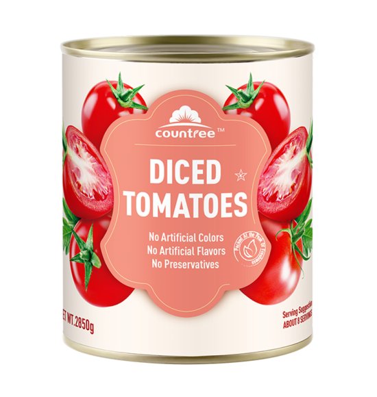 Canned diced tomatoes 2850G